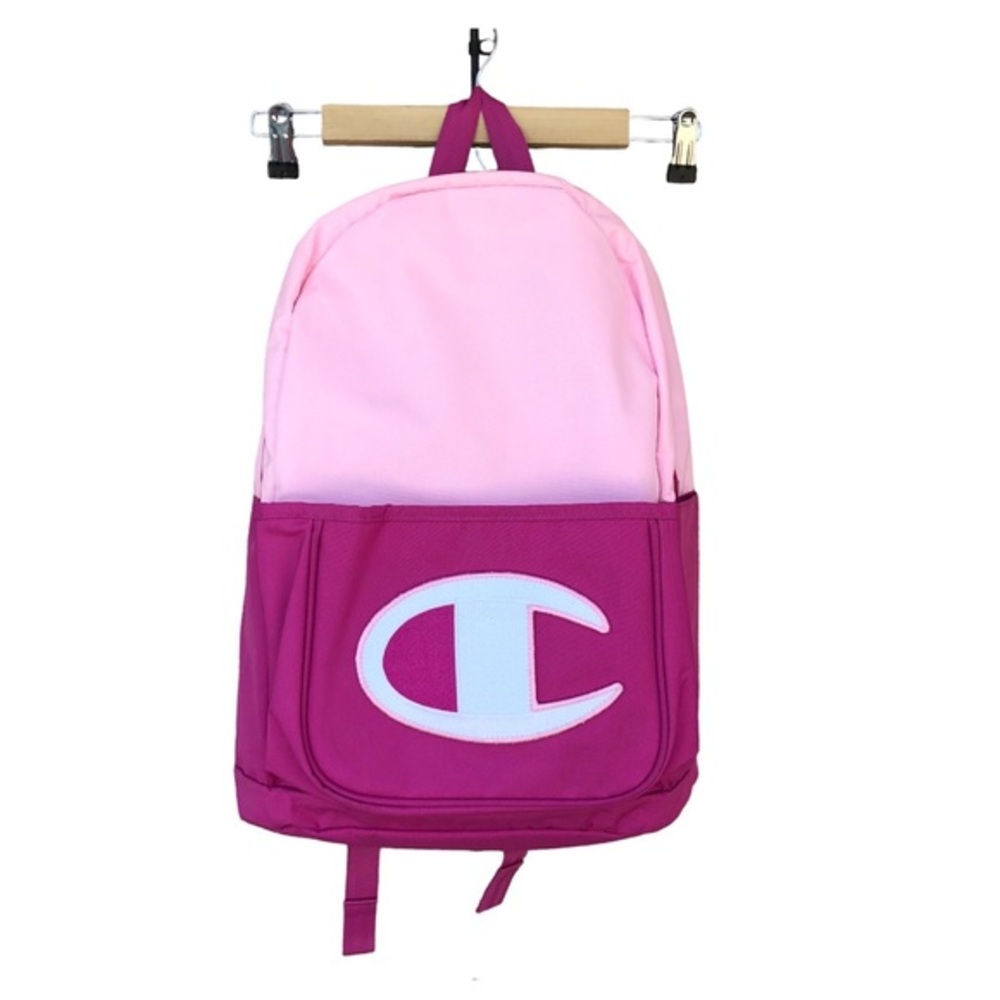 Champion Supercize Pink Colorblock Youth Backpack
16”H,‎ 12”L, 6”W